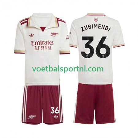Arsenal Martin Zubimendi 36 Kind Third Shirt 2025-26